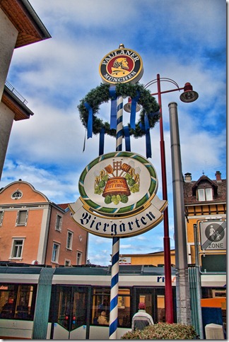 Biergarten in Nussloch, Germany