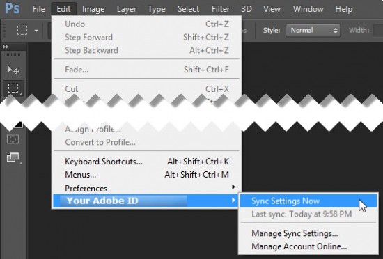 Sync Photoshop Settings 04